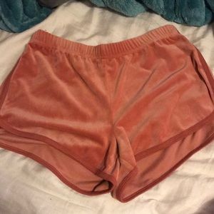 Hollister velvet shorts